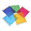 Custodia slim, rigida adatta per CD/DVD. Spessa solo 5,2 mm colorate.